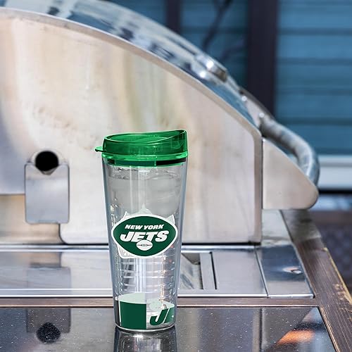 Miniatura 74 de Rico Industries NFL - Vaso clásico de fútbol americano de doble pared, 16 oz o 20 onzas, tapa W