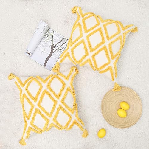 Miniatura 2 de PLWORLD - Funda de almohada con diseño boho de diamantes (1 unidad)