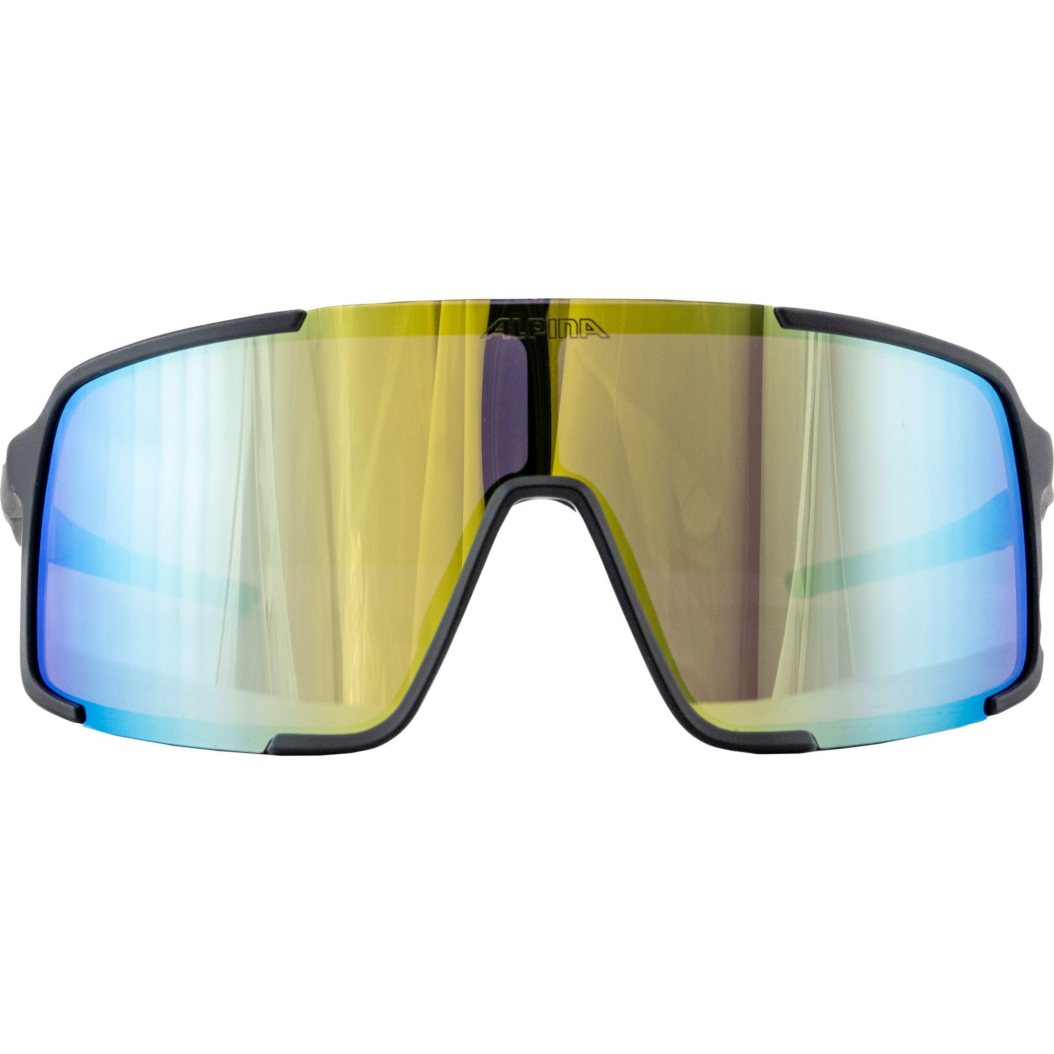 ALPINA VASBA, stylowe sportowe okulary dla dorosłych - black matt gold - M