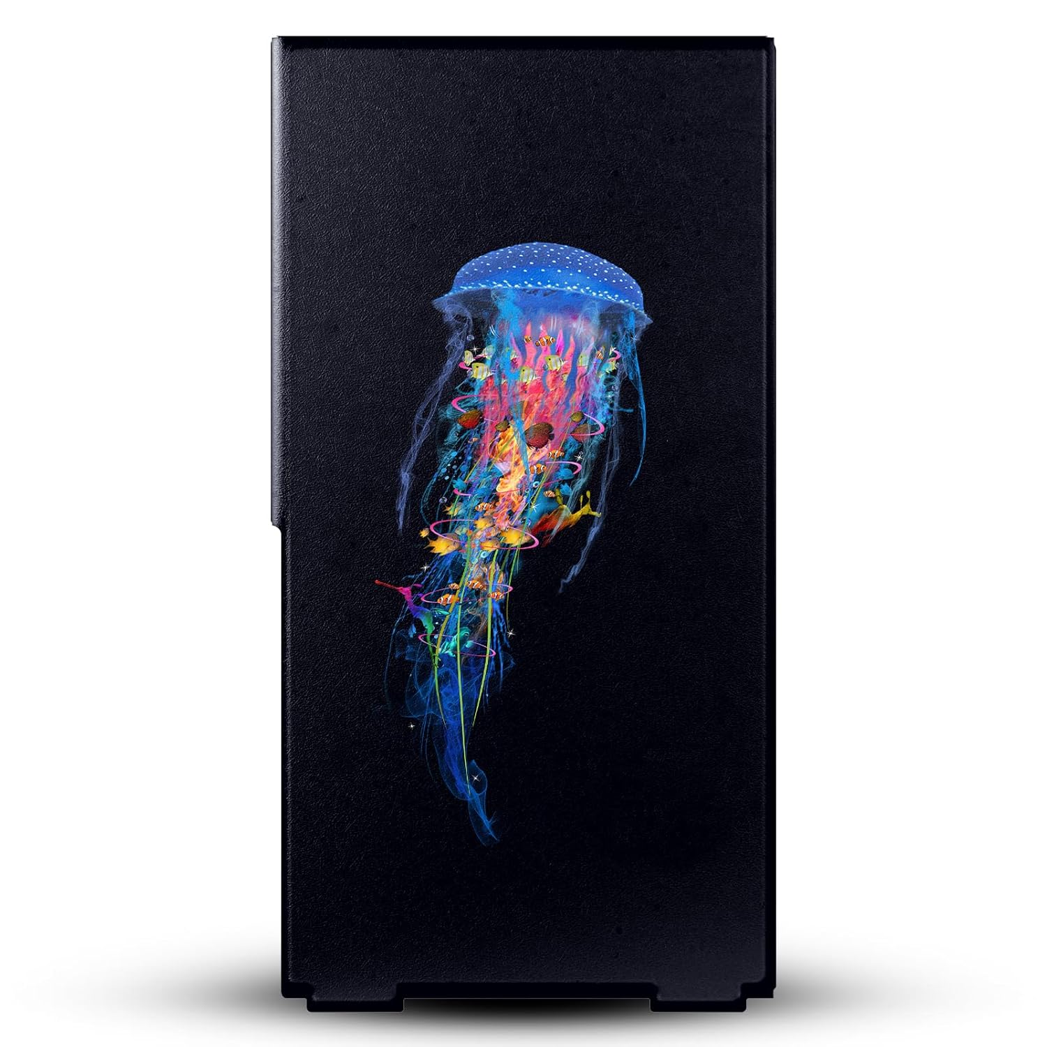 Head Case Designs Officially Licensed Dave Loblaw Blue Jellyfish Sea 2 Game Console Wrap and Game Controller Skin Bundle Compatible With Xbox Series X