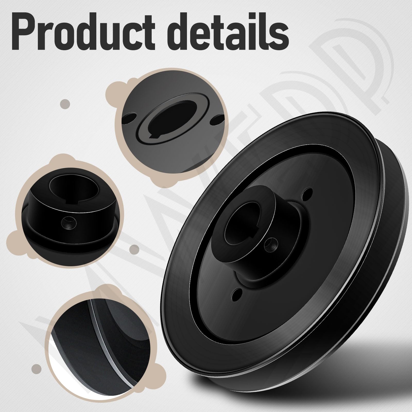 Amazon.com: MWEDP 2 Pack 033-6004-00 Deck Spindle Pulley 6-1/4