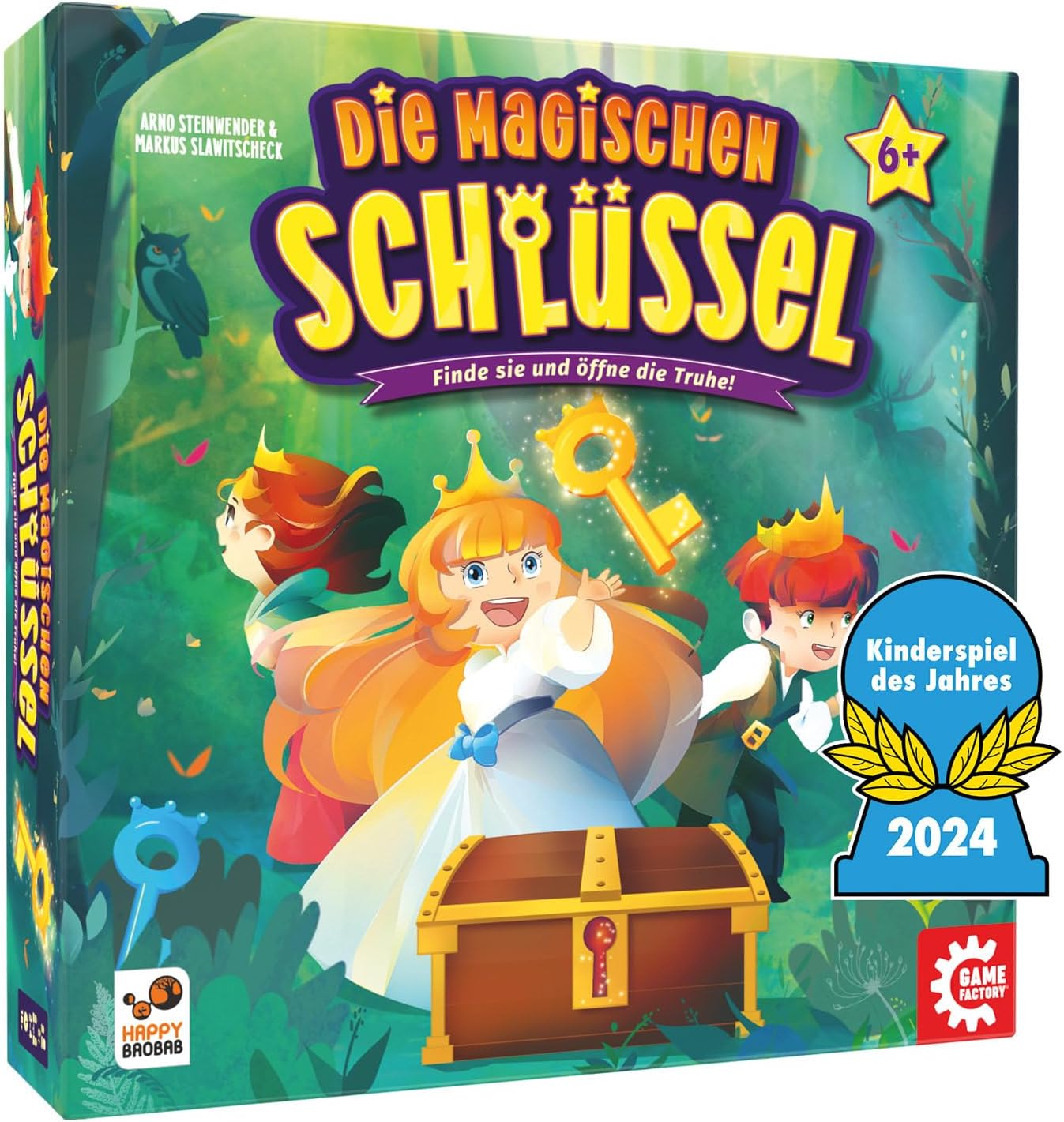 Game Factory 646323 The Magic Keys, Magical Dice Game for Children from 6 Years, Family Game for 2-4 Players, Children's Game of The Year 2024