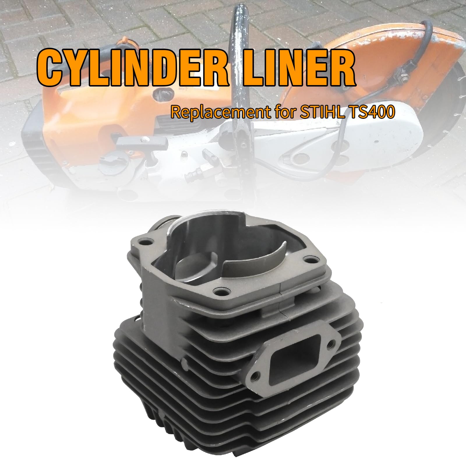 Hoypeyfiy 4223 020 1200 Zylinderkolben Dichtungssatz Kleines Endlager, Ersatz für STIHL TS400, ersetzt 4223 007 1050 9512 003 2340