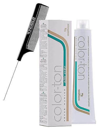 Color-Ton Alle Erbe - Tinte permanente para el cabello en crema (con elegante peine de cola de rata) color en crema (10D 10.3 rubio dorado doble