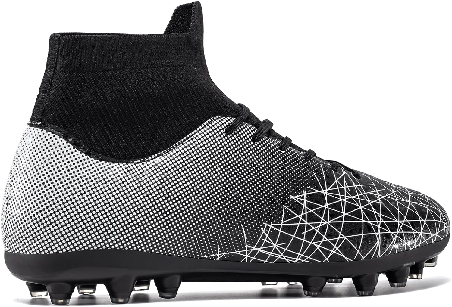 Unisex Adult Soccer Cleats Professional Soccer Shoes High-Tops Breathable Athletic Turf Outdoor Indoor Mens Spikes Shoes - Image 4