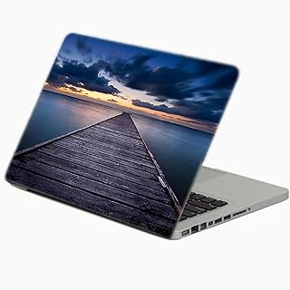 TAT Stains Liquid Texture Printed Laptop Sticker Multicolour-15.6 inch-4583