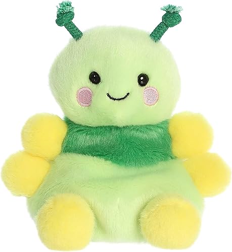 Aurora Adorable Palm Pals Ivy Caterpillar - Juego de bolsillo - Diversión coleccionable - Verde 5 pulgadas