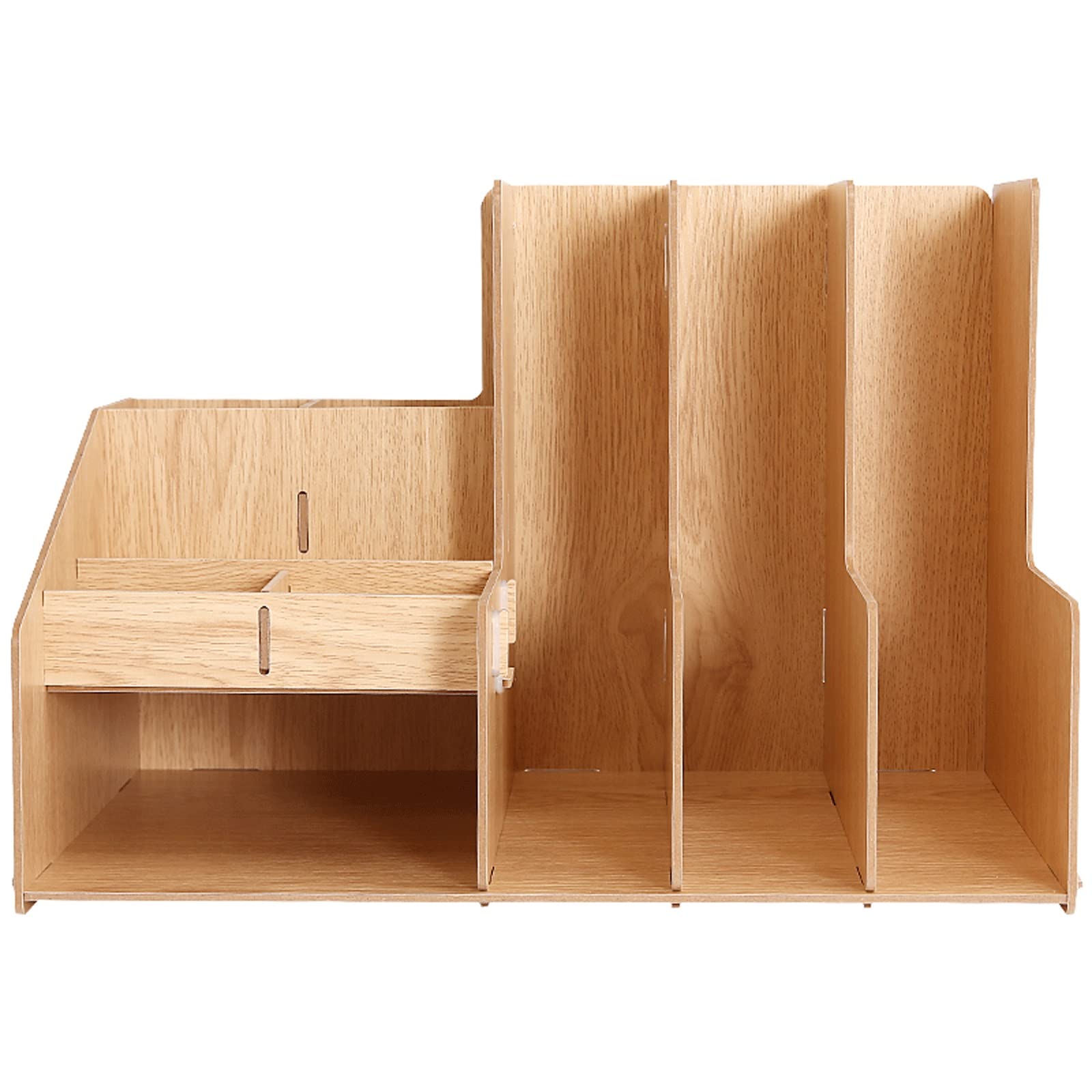 Portadocumenti da Scrivania Box Multifunzionale Box BOOD BIGHT-Capacity File Holder Desktop Stoccaggio del Desktop GRACK Organizer Desk Vaschetta Portacorrispondenza