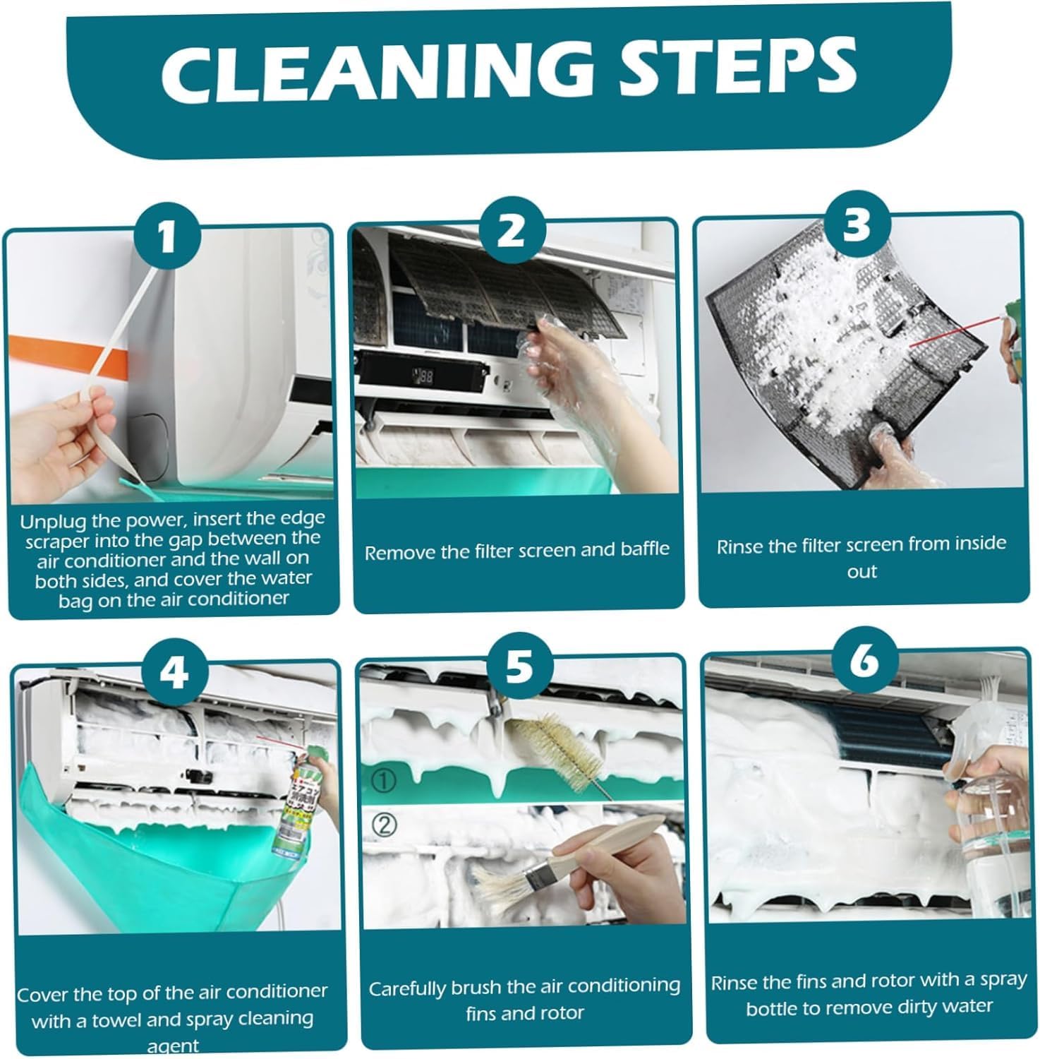 bagpipe bag cleaning steps diagram