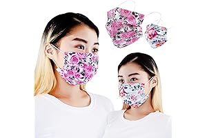 Floral Print Disposable Face Mask