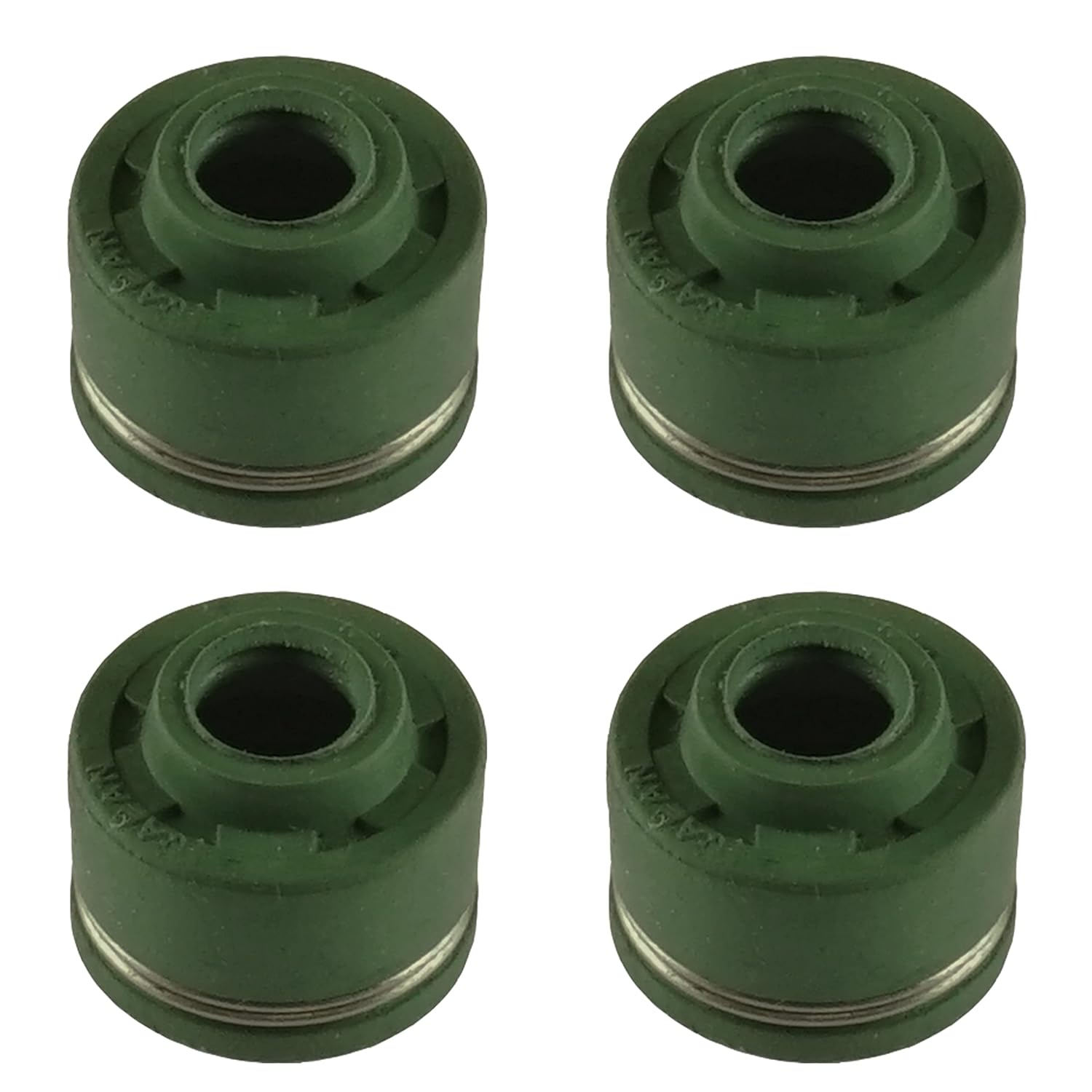 Caltric 4X Valve Stem Seal Compatible with Honda Shadow VLX 600 1988-1989 1991 1993 2002-2006