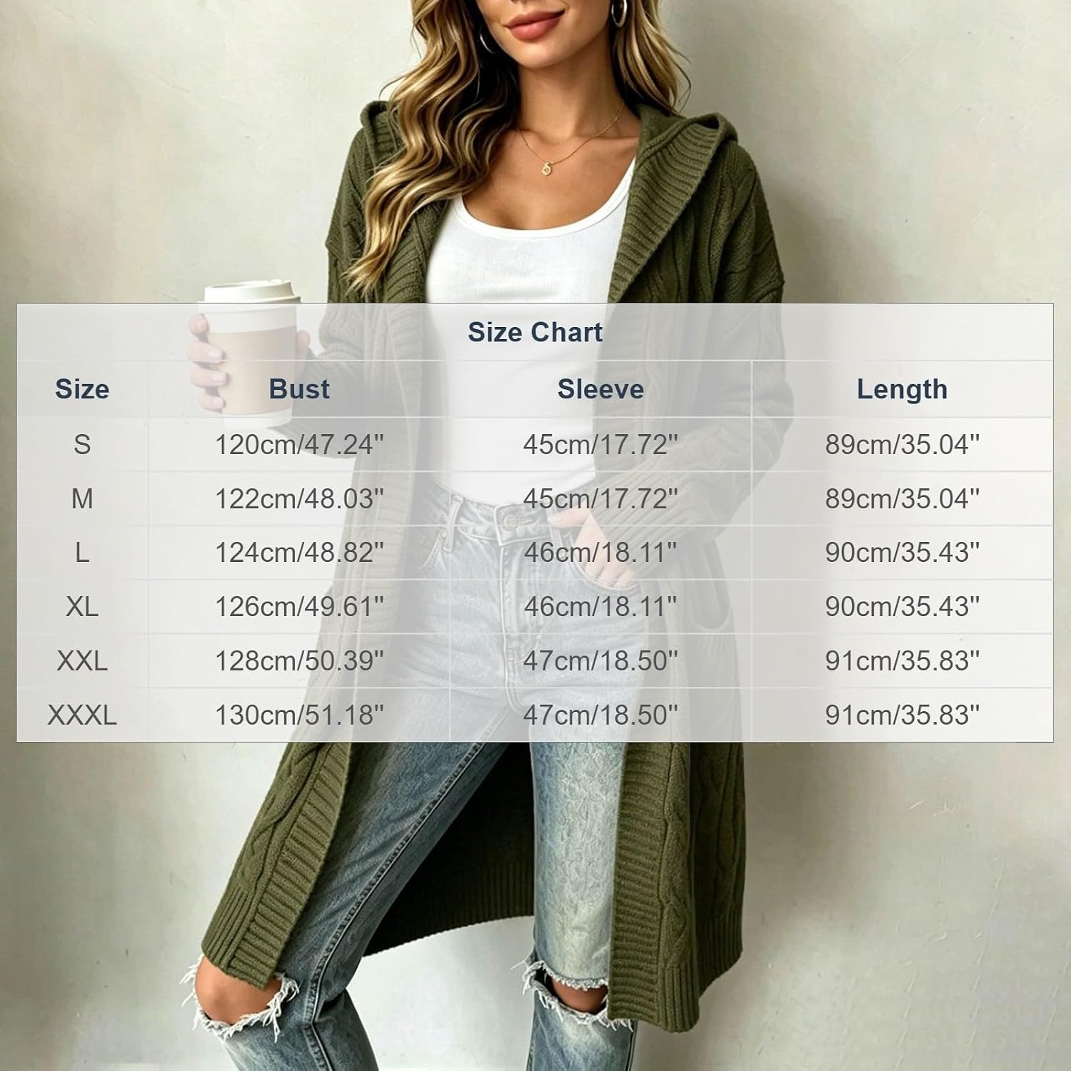 Long Cardigan for Women Open Front Knitted Duster Sweater Coats