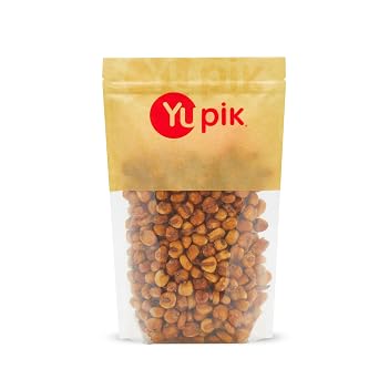 Yupik Toasted Giant Corn Nuts, Salted, 1 lb 16 oz, Gluten-Free, Kosher, Vegan, Large Sized Roasted Corn Kernel, Seasoned with Salt, Source of Fiber, Crunchy Savory Snack, Ideal for Game Night & BBQ