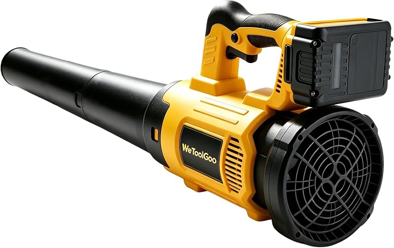 Cordless Leaf Blower Compatible with Dewalt 20V Battery 650CFM|｜Brushless Motor Electric Handheld Leaf Blower ｜Protection Device, Variable Speed, Turbo Mode, Driveway Lawn Care, Yard, Snow(Tool Only)