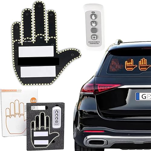 Gesto Glo para coche, Gesto Glo Gesture LED de mano para coche, parpadeo de dedo, parpadeo de dedo, mano-luminosa para carro, parpadeo de dedo para