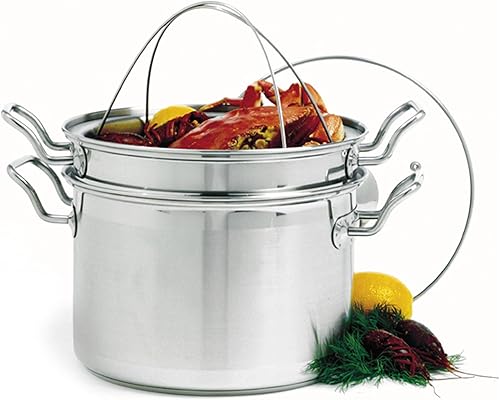 Miniatura 4 de Norpro8-Quart Corona Steamer Cocina de acero inoxidable 4piezas