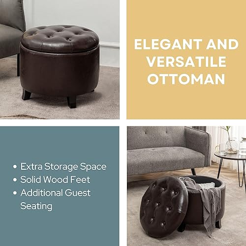 Miniatura 3 de Convenience Concepts Designs4Comfort - Otomana, color espresso