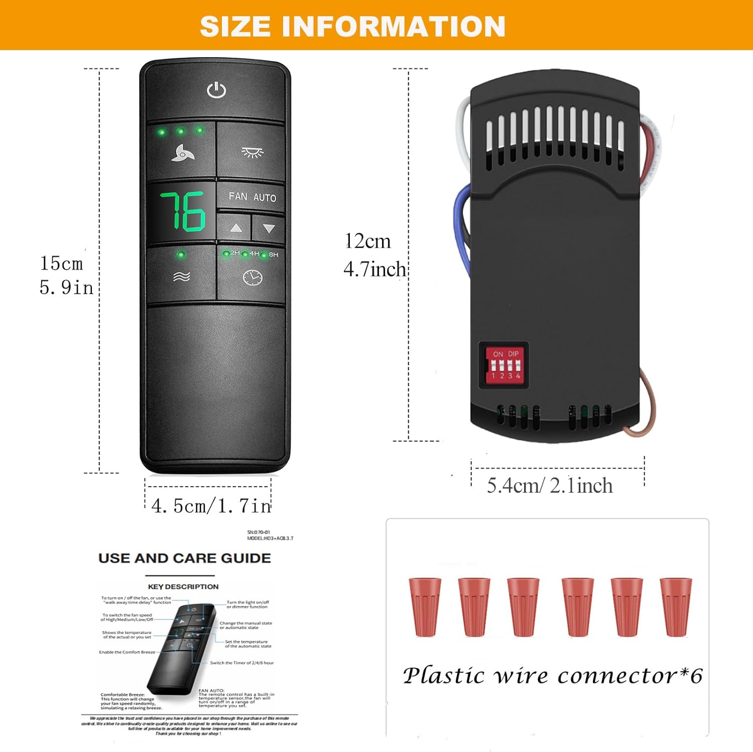 Remote Kit for Hampton Bay Ceiling Fans