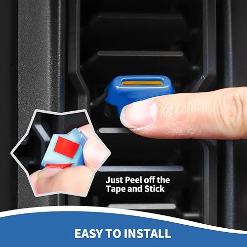 Miniatura 7 de para Bronco - Ajuste de salida de aire acondicionado 4 piezas, cubierta de ventilación de salida de aire central compatible con accesorios