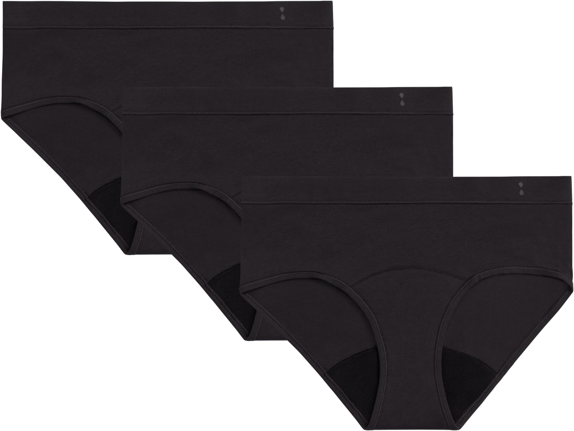 Thinx for AllCotton Multi Brief 3-Pack Black M