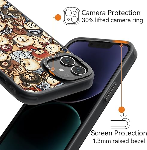 Miniatura 3 de Funda compatible con iPhone 11, bonita estética, duradera y a la moda, divertida funda para teléfono, diseño de oso femenino para mujer y niña, 6.1