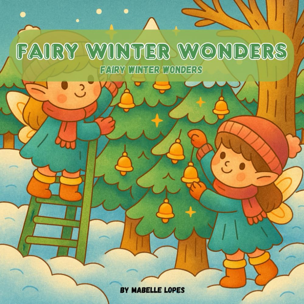 Fairy Winter Wonders: Cute and Magical Winter Fairy Scenes for Relaxing Coloring Fun