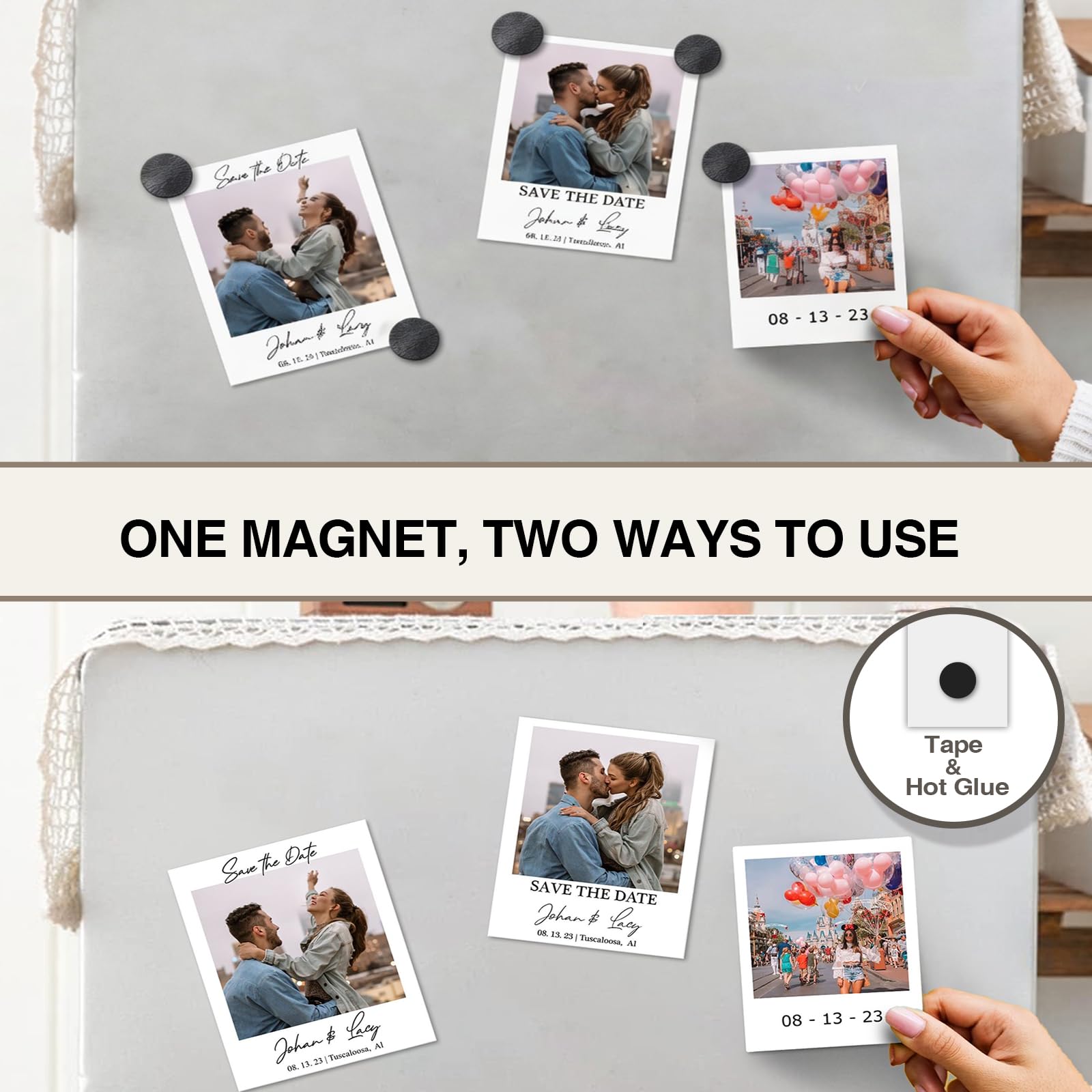 Ceramic Magnets for Crafts on Refrigerator(Round 0.7x0.12-45 PCS) — Amazon image 3