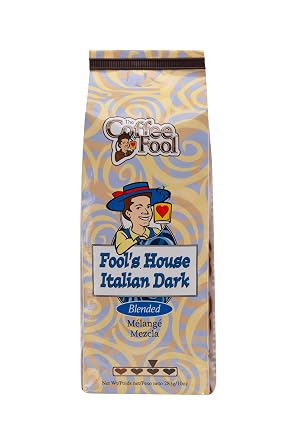 Coffee Fools House Italian Dark Strong Drip Grind