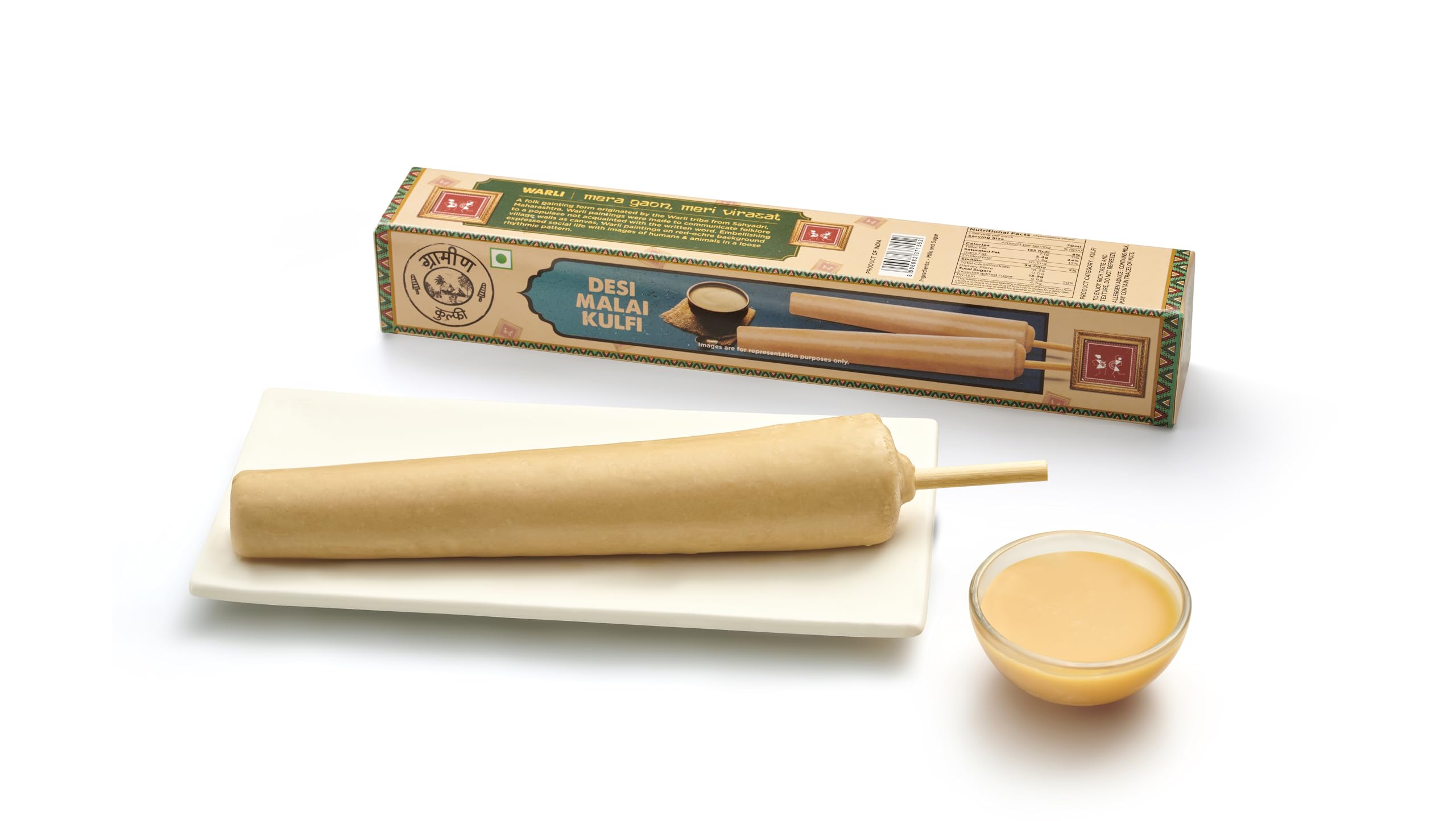 Grameen Desi Malai Stick Kulfi, 70 ml