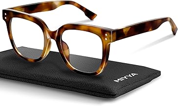 miyya Blue Light Glasses for Women & Men – Oversized UV & Blue Light Blocker Chunky Frames, Stylish Eyewear Accessories