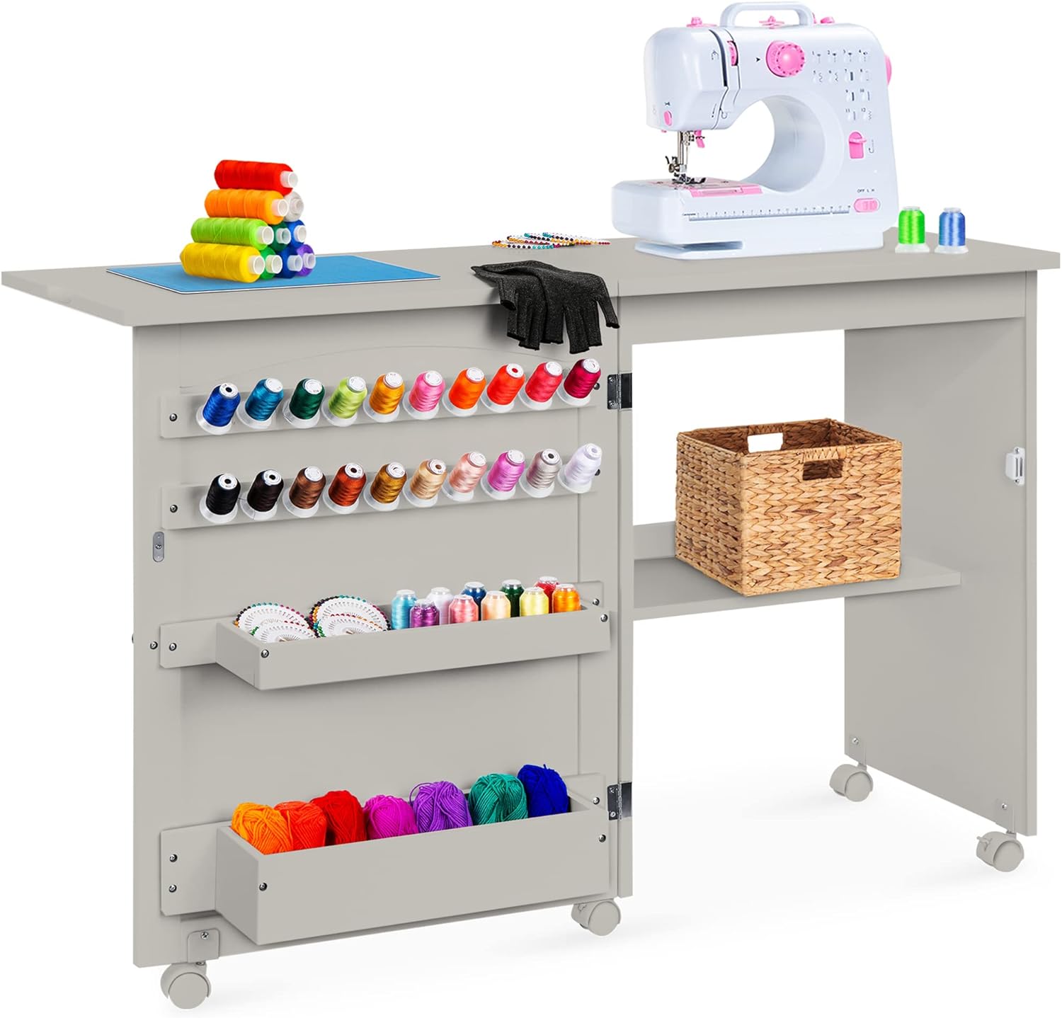 Buy Best Choice Products Folding Sewing Table Multipurpose Craft