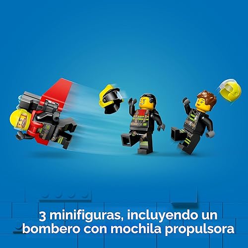 Miniatura 6 de LEGO City Avión de Rescate de Bomberos - Juego de Bloques de Construcción para Niños y Niñas, Edades 6+ - Juego de Simulación para Juego de Roles