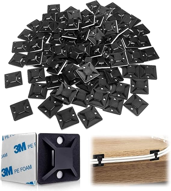 Klebesockel für Kabelbinder,Montagesockel kabelbinderhalter ...