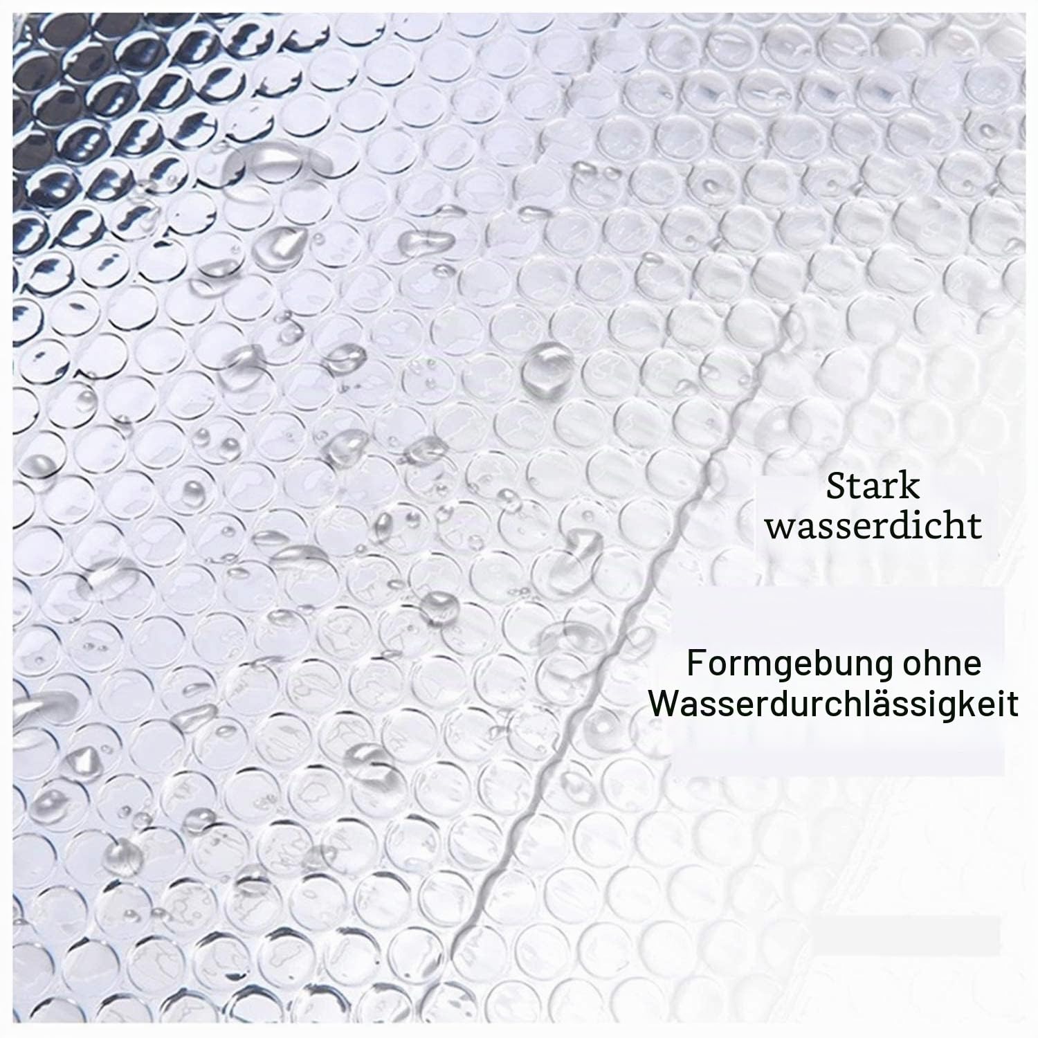 DIWAL Selbstklebend Wärmedämmung Alu-Blasenfolie Solierfolie Für Fenster, Auto, Camping Oder Pool Isolierfolie Dämmfolie Heizkörper Für Dächer Wände Und Böden Wärmehaltung (Size : 1mx10m)