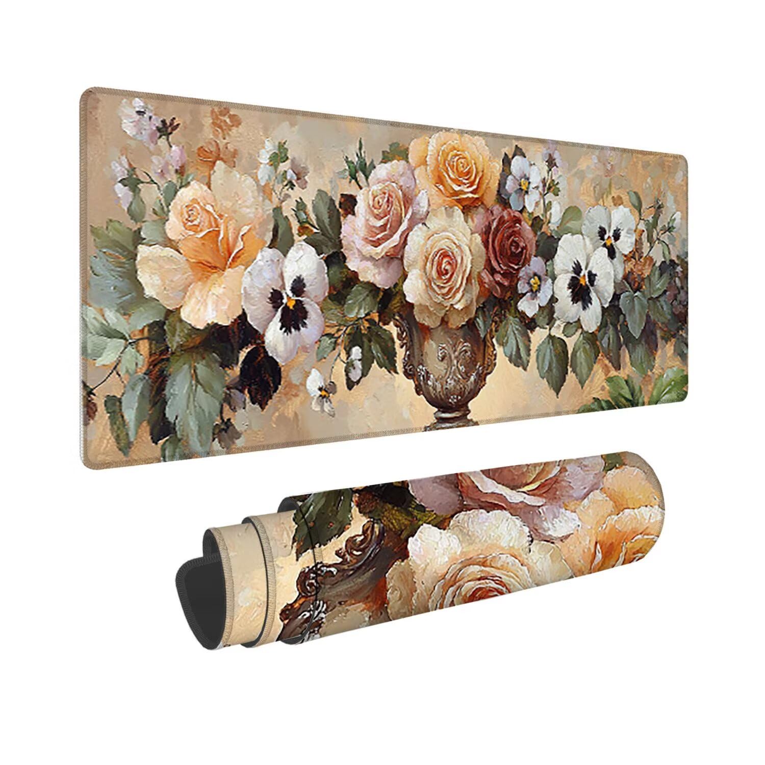 Podkładka pod mysz do gier, 1400 x 600 mm XXL Podkładka pod mysz do gier, duża, antypoślizgowa wodoodporna, rozszerzona długa podkładka pod mysz do klawiatury XXL, akcesoria biurowe, do gier