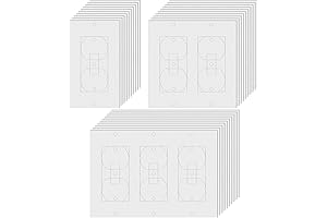 Tondiamo 40 Pack Rectangle Wall Plate Outlet Sealers