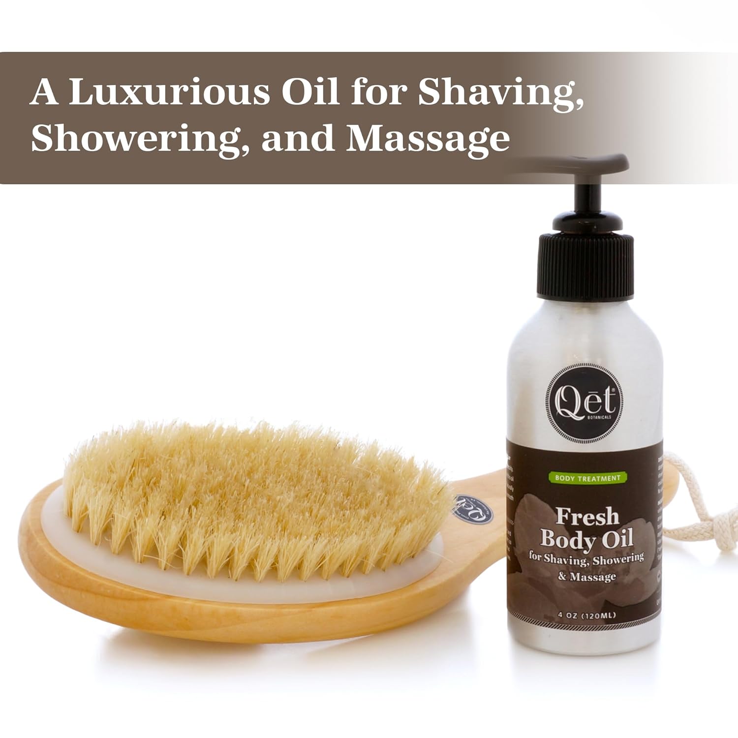 Fresh Body Oil for Shaving, Showering & Massage