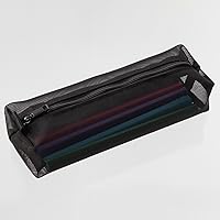 Amazon.com: Muji Nylon Mesh Pen Case Square Black : Arts