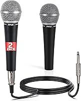 Vista 8 de Pyle-Pro incluye cable XLR de 15 pies a conexión de audio de 1/4 pulgadas, conector, negro, 10.10 pulgadas x 5.00 pulgadas x 3.30 pulgadas (PDMIC58)