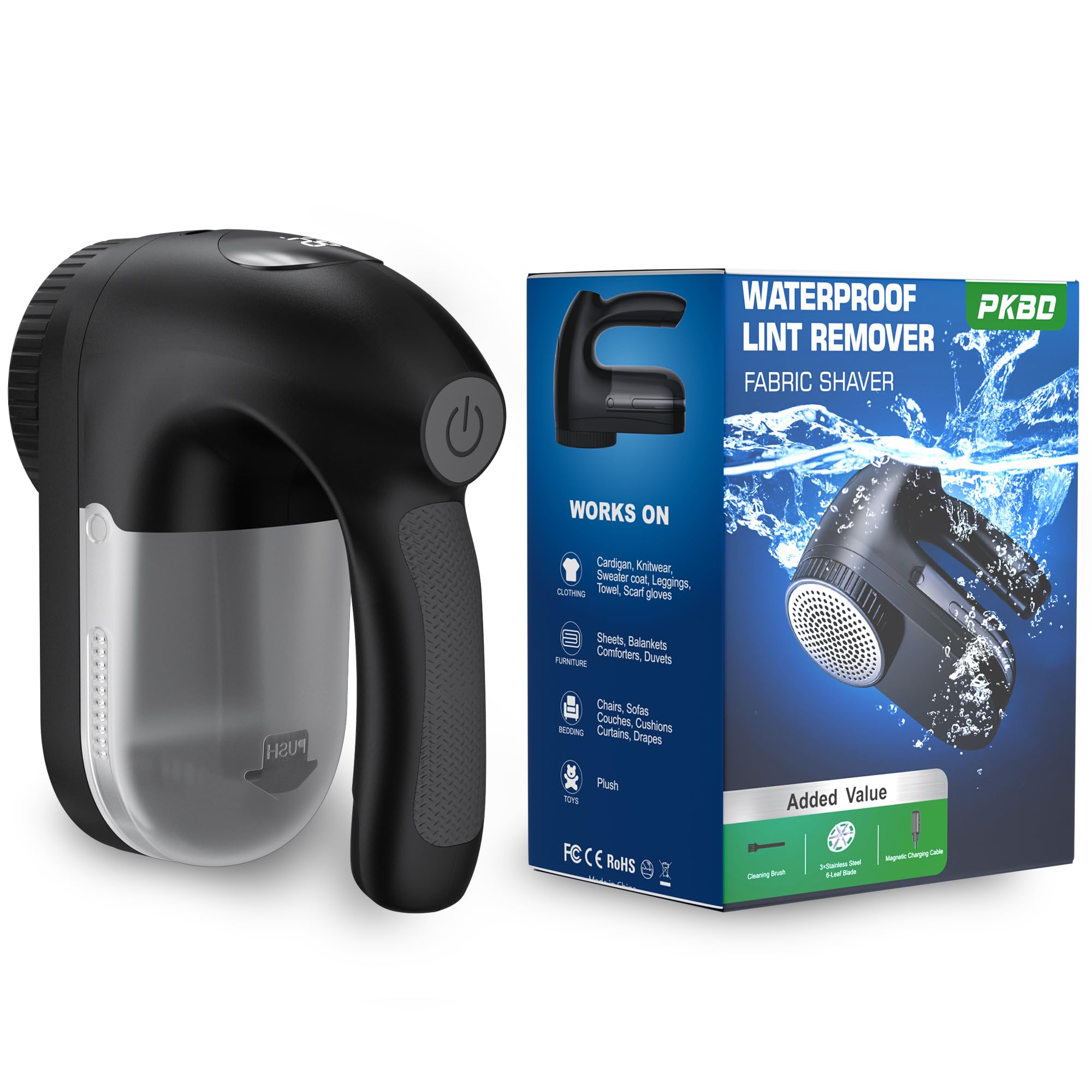Waterproof Electric Fabric Shaver and Lint Remover