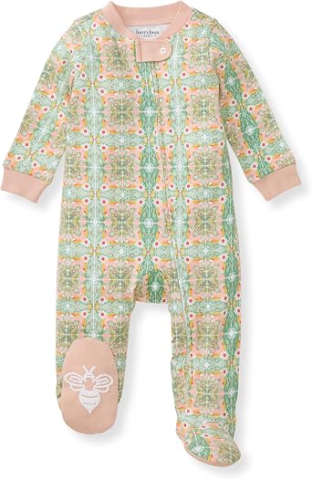 Burts Bees Baby Boys Footless Pajamas, Sleep and Play Loose Fit, 100% Organic Cotton Soft One-piece PJs