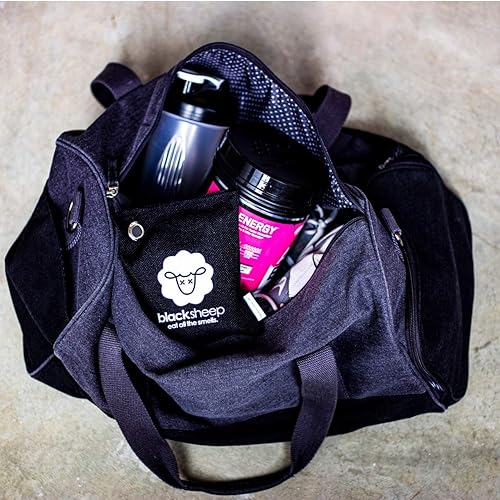 Miniatura 3 de Black Sheep - Bolsa purificadora de aire natural de carbón de bambú - Elimina olores en hogares, automóviles, bolsos, zapatos, armarios y más - 7.05