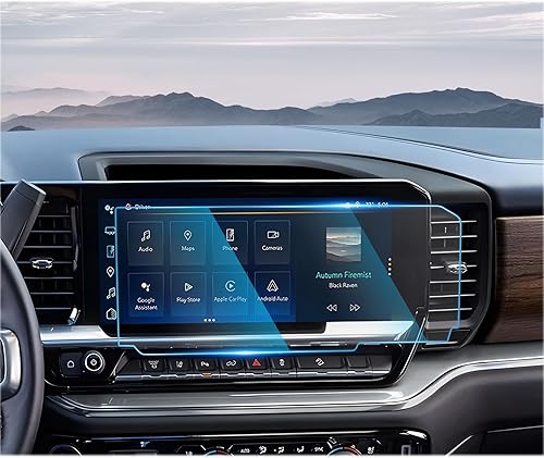 CDEFG Cristal templado para Chevrolet Silverado/GMC Sierra 2025, pantalla táctil de 13.4 pulgadas, accesorios para Chevy Silverado/Sierra 1500