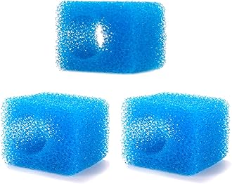 Insputer Submersible Water Pump Filter Aquarium Air Pump with 2 Section Filters for Fish Tank Turtle Tank Pond Saltwater Freshwater (3pcs Filter Replacement)