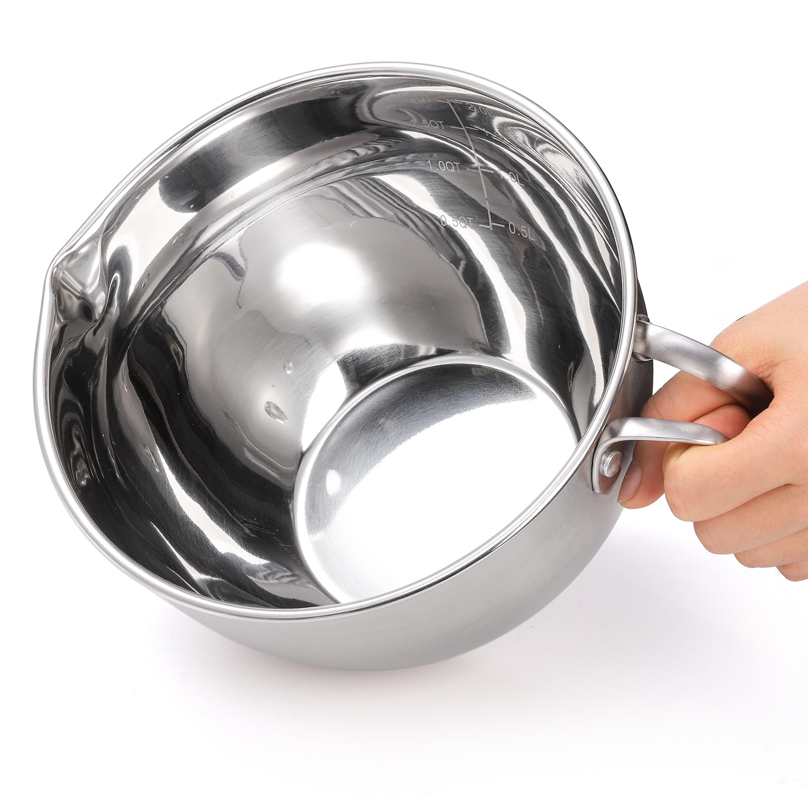 ZENFUN Double Boiler Pot Set including Silicone Spatula - Image 4