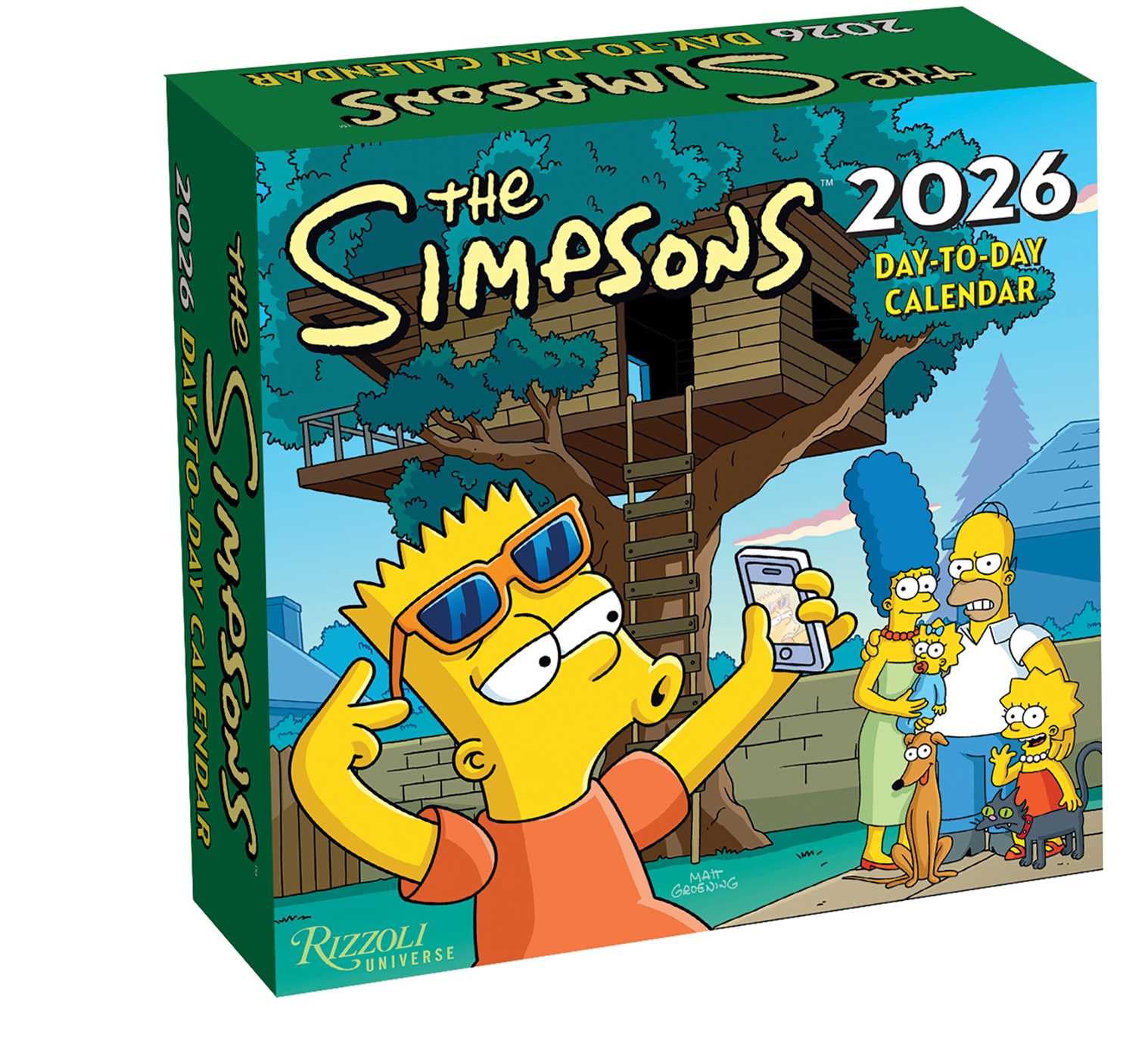 The Simpsons 2026 Day-to-Day Calendar