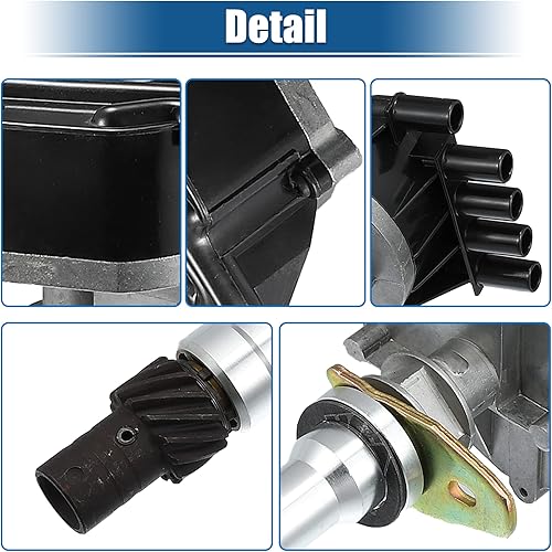 Miniatura 6 de X AUTOHAUX Distribuidor de encendido sustituye a 12570425 93441558 94672691 1104051 1104058 para GMC Savana Suburban 1996-2002 para Cadillac