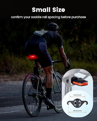 Miniatura 8 de RAVEMEN CL01 - Luz trasera para bicicleta, luz trasera de 300 gran angular para montar en la noche, accesorios de seguridad para luces traseras de