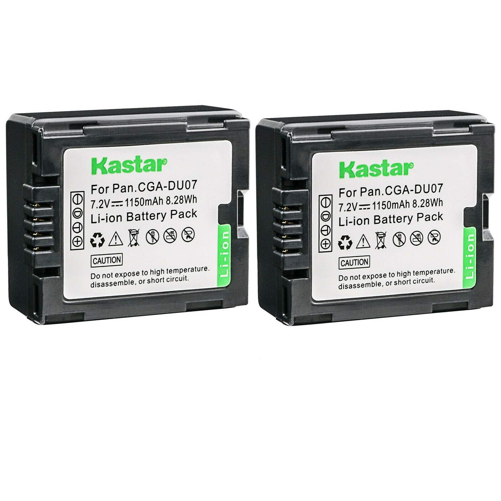 Kastar 2-Pack Battery Replacement for Panasonic PV-GS29, PV-GS31, PV-GS33, PV-GS34, PV-GS35, PV-GS36, PV-GS39, PV-GS50, PV-GS55, PV-GS59, PV-GS65,