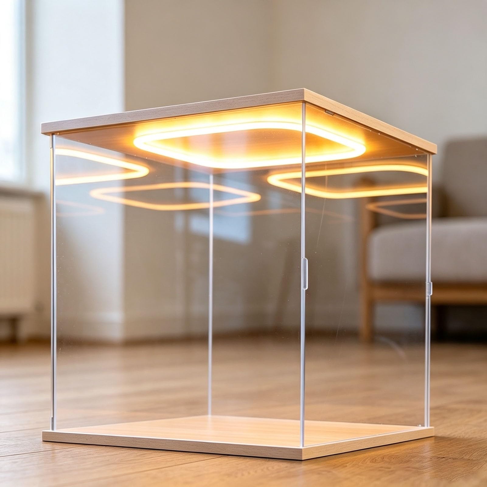 Vetrina Acrilico 10 15 20 25 30 35 40 45 50 55 60cm Dimensioni